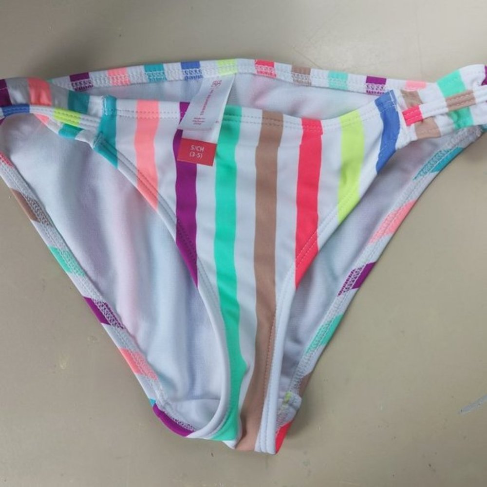 9$ SALE: No Boundaries Tie Dye Striped Bathing Suit Bottoms